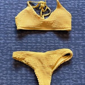 sun yellow bikini, good condition